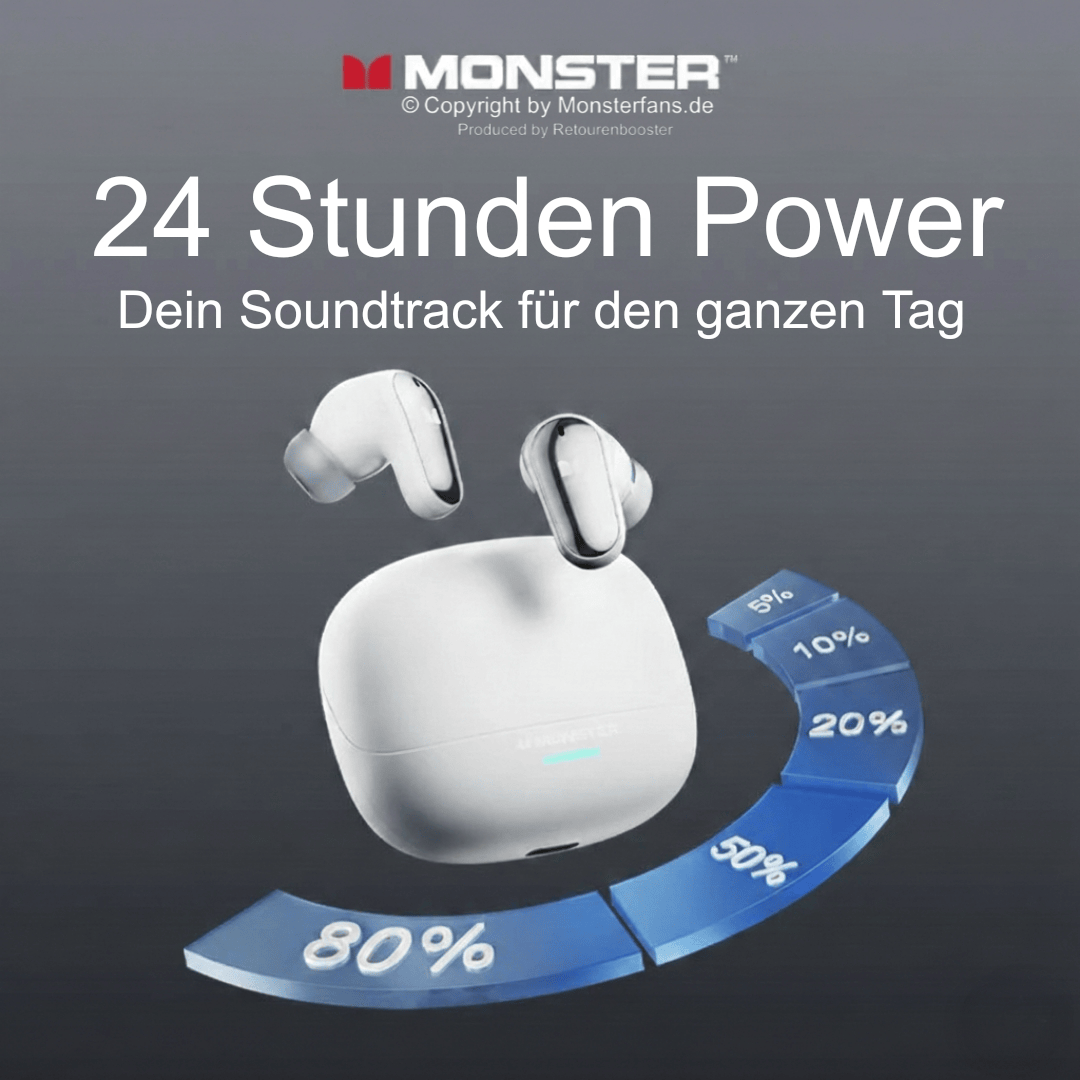 Original Monster MQT In Ears Weiß