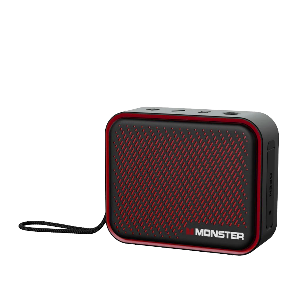 Original Monster Soundbase Box in Rot